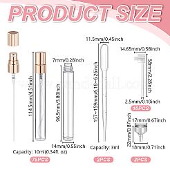75Pcs Glass Refillable Perfume Bottle&nbsp;AJEW-GA0009-13