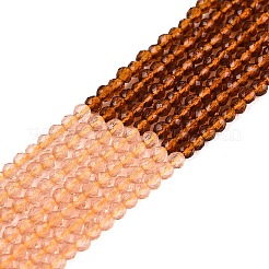 Transparent Glass Beads Strands&nbsp;GLAA-N074-01A-17