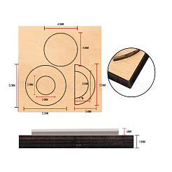Geometric Wood Cutting Dies&nbsp;DIY-WH0169-08