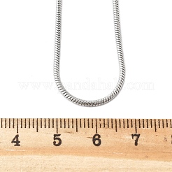 Tarnish Resistant 304 Stainless Steel Snake Chain Necklaces&nbsp;STAS-M174-017P