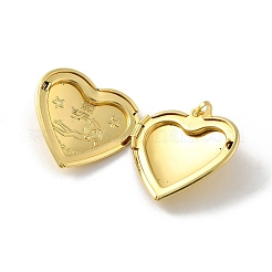 12 Styles Brass Locket Pendants&nbsp;KK-C092-25G