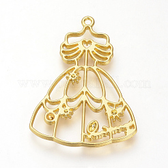 Alloy Open Back Bezel Pendants&nbsp;PALLOY-R098-59G