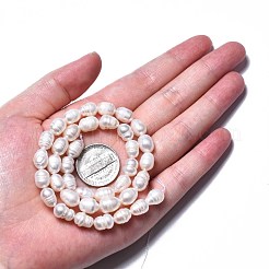 Natural Cultured Freshwater Pearl Beads Strands&nbsp;PEAR-N012-07A