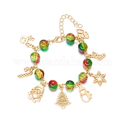 Christmas Alloy Beads Charm Bracelets&nbsp;FS-WGF0FCC-02