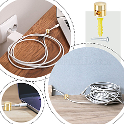 5 Boxs Aluminum with Plastic Anti-winding Wire Organizer&nbsp;FIND-HY0004-78