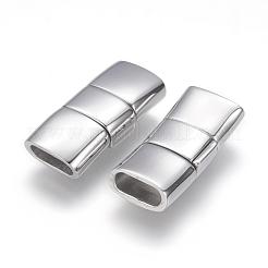 Tarnish Resistant 304 Stainless Steel Fold Over Clasps&nbsp;STAS-G143-25P