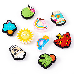 9Pcs 9 Styles PVC Beads&nbsp;PVC-TA0001-03