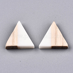 Opaque Resin & Wood Cabochons&nbsp;CRES-N028-001A-B03