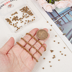 2 Strands Electroplate Non-magnetic Synthetic Hematite Beads Strands&nbsp;G-BBC0001-30