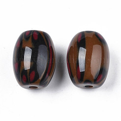Two Tone Acrylic Beads&nbsp;OACR-S038-024