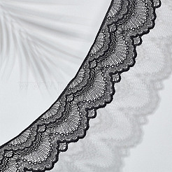 Nylon Embroidery Fan Ribbon&nbsp;OCOR-WH0078-181