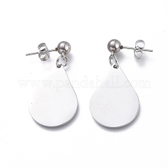 Non-Tarnish 304 Stainless Steel Paperclip Chains & Cable Chain Jewelry Sets&nbsp;SJEW-K153-58P