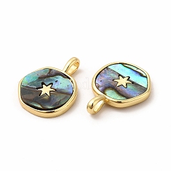 Eco-Friendly Rack Plating Brass Pendants&nbsp;KK-F851-10G
