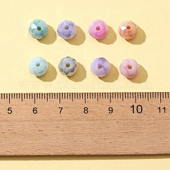104Pcs 8 Colors Opaque Baking Paint Glass Beads Strands&nbsp;EGLA-FS0001-27