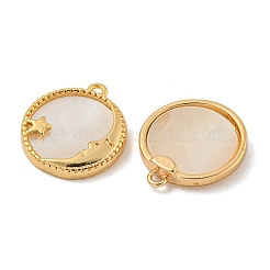 Brass Shell Pendants&nbsp;KK-N254-115G