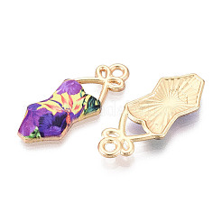 Alloy Enamel Pendants&nbsp;ENAM-T022-38KCG