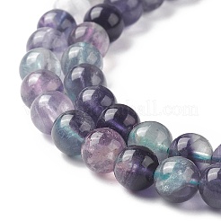 Natural Fluorite Beads Strands&nbsp;X-G-B038-C02