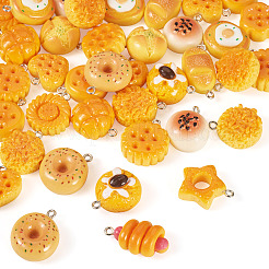 40Pcs Resin Pendants&nbsp;RESI-TA0004-23