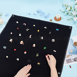 1Pc Nylon Tactical Hook and loop Fastener Patch Hanging Display Board with Eyelets&nbsp;AJEW-OC0005-81A