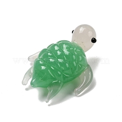 Handmade Lampwork Sea Turtle Sculpture Display Decorations&nbsp;LS-LAMP-K043-06