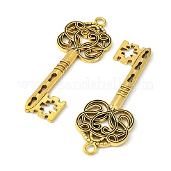 Tibetan Style Alloy Big Skeleton Key Pendants&nbsp;GLF9750Y-NF