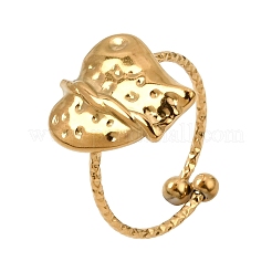 304 Stainless Steel Open Cuff Rings for Women&nbsp;SA-CBAB0EF-01G