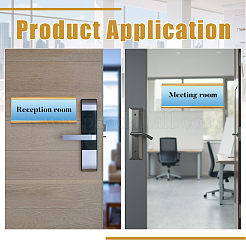 8Pcs Aluminium Alloy Commodity Label Display&nbsp;FIND-BC0019-69B-01