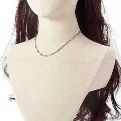 Non-Tarnish 304 Stainless Steel Cable Chain Necklaces&nbsp;NJEW-JN03628-03