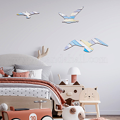 3Pcs Wood Sea Mew Wall Stickers&nbsp;AJEW-WH0460-037
