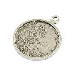 Tibetan Style Alloy Pendants&nbsp;TIBEP-23991-AS-NR