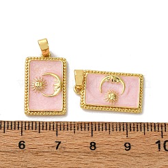 Brass Enamel Pendants&nbsp;KK-F911-20G-02