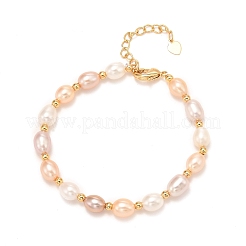 Natural Pearl Beaded Bracelets&nbsp;BJEW-D447-05G-01