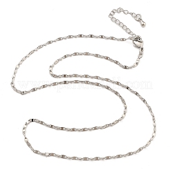 Brass Link Chain Necklaces for Women&nbsp;NJEW-D302-46P