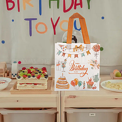Birthday Non-woven Fabric Packaging Gift Tote Bags&nbsp;ABAG-WH20005-15B-05