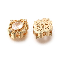 Brass Glass Beads&nbsp;KK-M318-46G-02