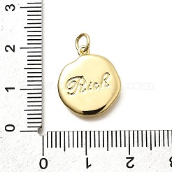 Brass Pendants&nbsp;KK-S508-09G