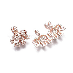 Rack Plating Alloy Locket Pendants&nbsp;PALLOY-N158-012RG
