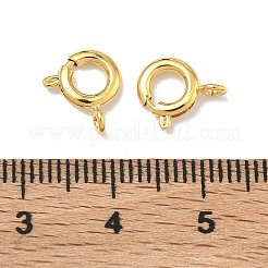 Brass Spring Ring Clasps&nbsp;KK-G557-01B-G