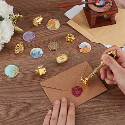 7Pcs 7 Styles Zinc Alloy Stamp Head&nbsp;AJEW-CP0008-57