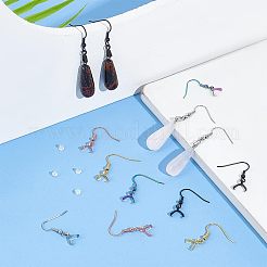 50Pcs 5 Style 304 Stainless Steel Earring Hooks&nbsp;FIND-UN0001-32