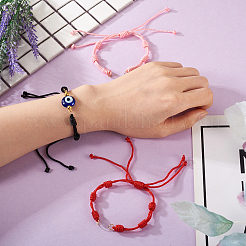 10Pcs 5 Colors Adjustable Braided Nylon Cord Bracelet Making&nbsp;AJEW-TA0001-25