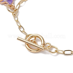 Witch & Ghost Alloy Enamel Charm Bracelets&nbsp;BJEW-JB10703