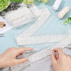 Fabric with Glass Beads Ribbon&nbsp;OCOR-WH0067-22