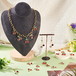 16Pcs 8 Styles Cherry Alloy Pendants&nbsp;FIND-TA0008-78