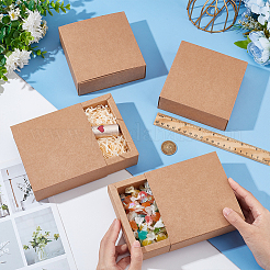 Kraft Paper Storage Gift Drawer Boxes&nbsp;CON-WH0095-56D