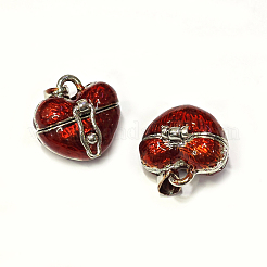 Brass Prayer Box Pendants&nbsp;KK-Q198-1