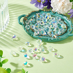 50Pcs Electroplate Glass Beads&nbsp;G-BG0001-01