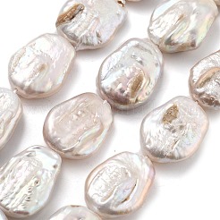 Natural Baroque Keshi Pearl Beads Strands&nbsp;PEAR-P064-08C-03C