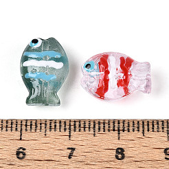 Handmade Lampwork Beads Strands&nbsp;LAMP-N036-16