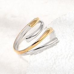 304 Stainless Steel Cuff Open Rings for Women&nbsp;SA-CBA82C8-08GP